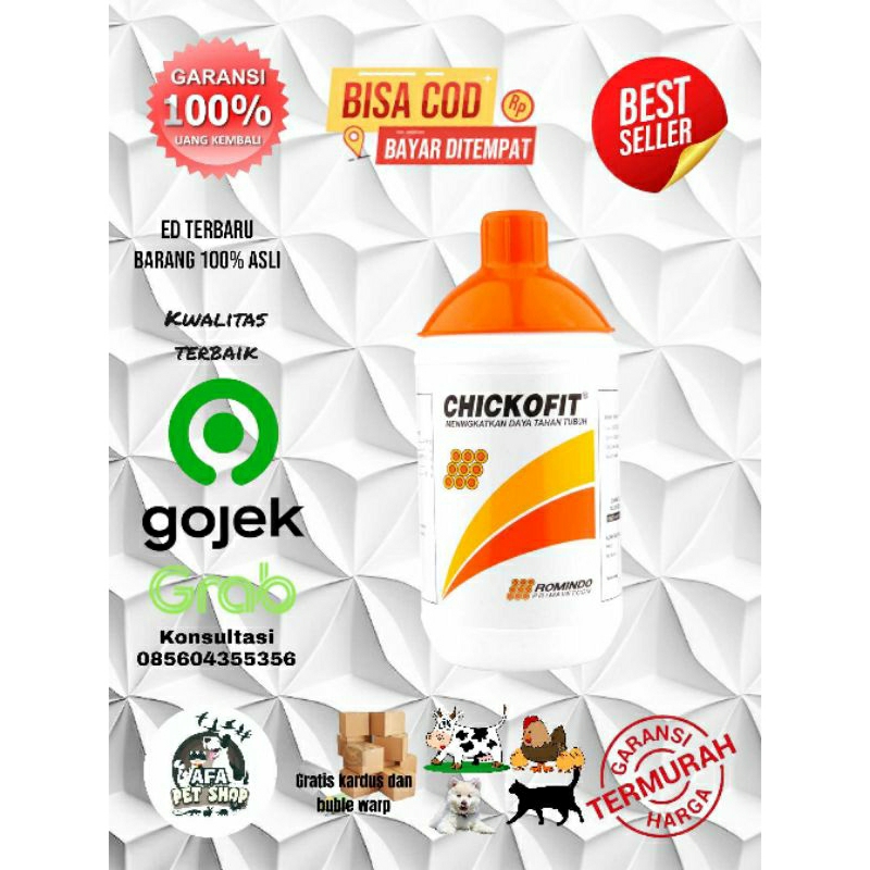 Chickofit 1 liter Vitamin ATP untuk ayam broiler dan layer