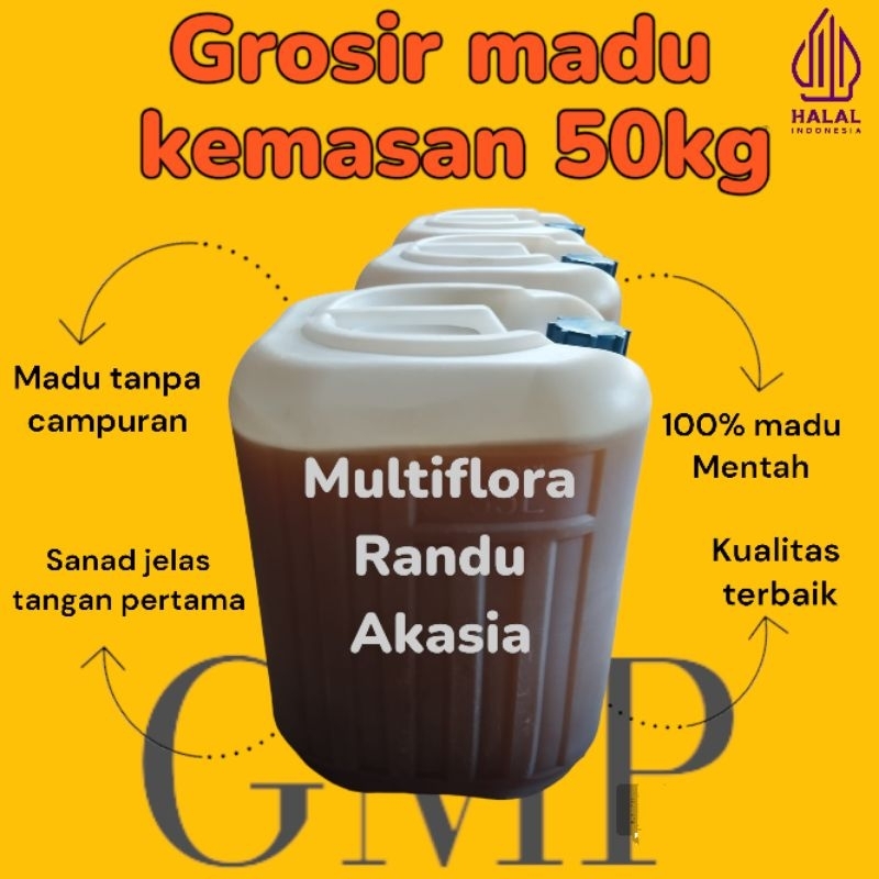 

grosir madu multiflora randu akasia 50kg
