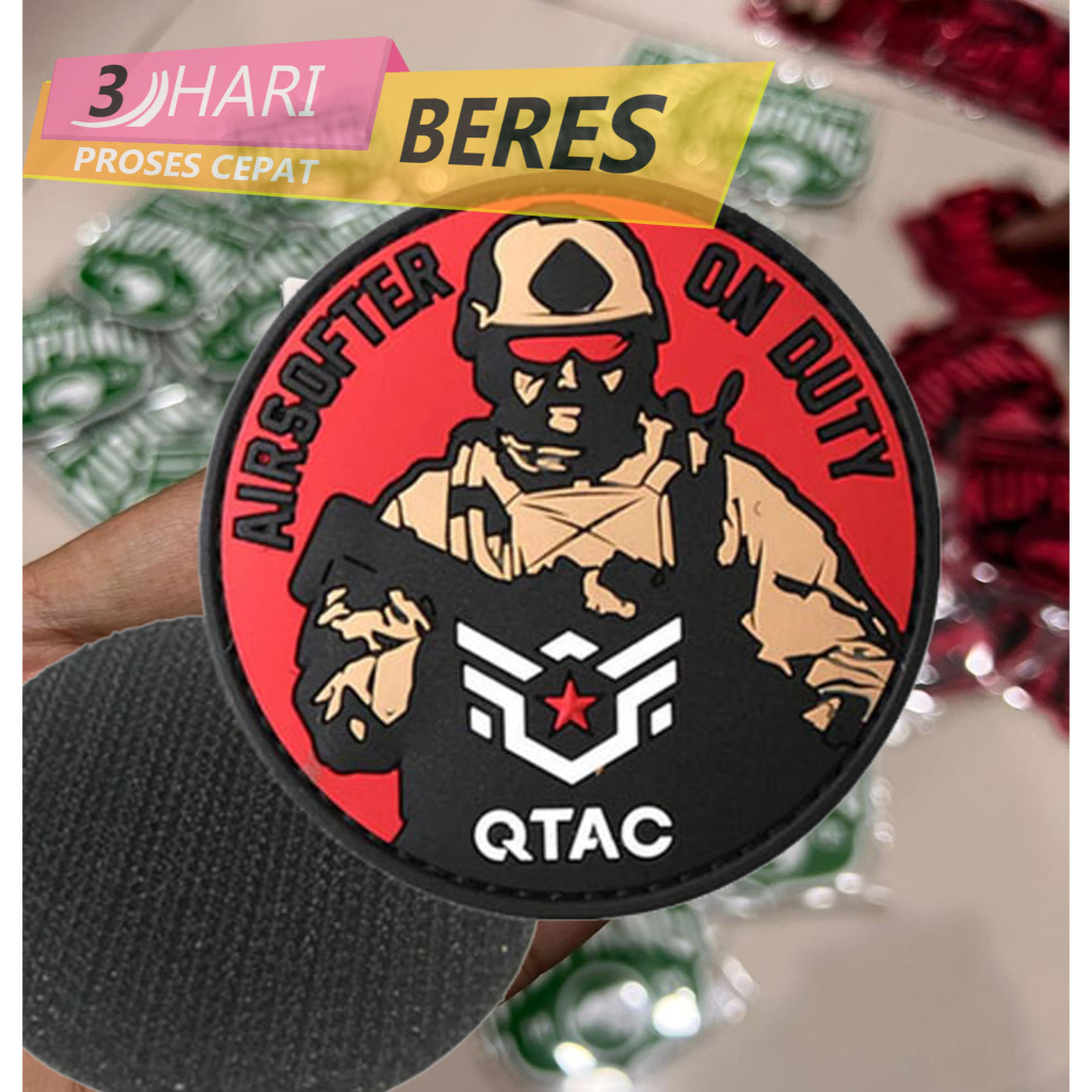 Custom Patch Logo Premium 3D TPU / Woven / Flock on Tatami / 3D Rubber Bandung