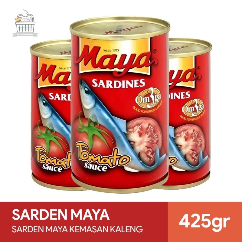 

Sarden Maya 425gr - Sarden Maya kemasan Kaleng 425gr Berkualitas