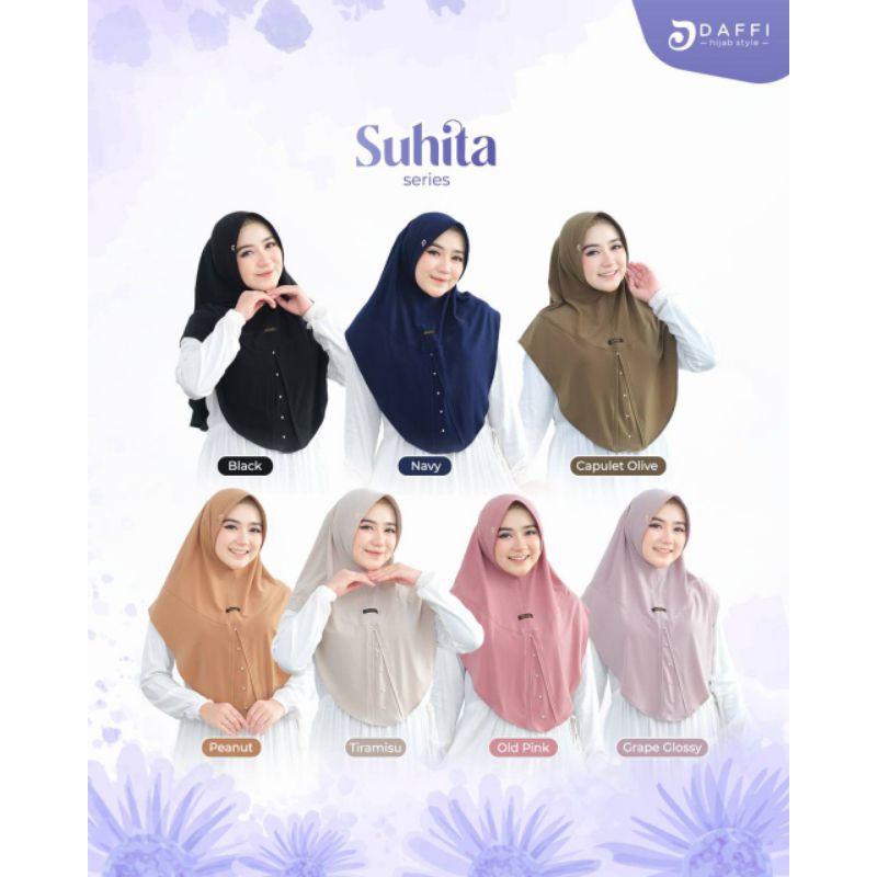 HIJAB DAFFI SUHITA SERIES//HIJAB PARFUM//HIJAB INSTAN BEST SELLER//