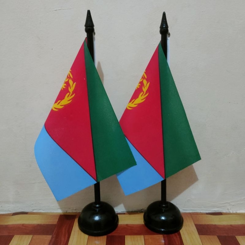

tiang kayu bendera meja ERITREA