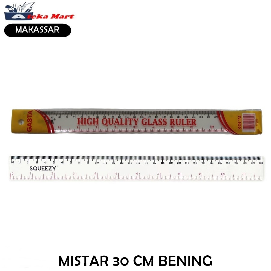 

[PCS] PENGGARIS 30CM MISTAR PG-1830 RR-SQ667