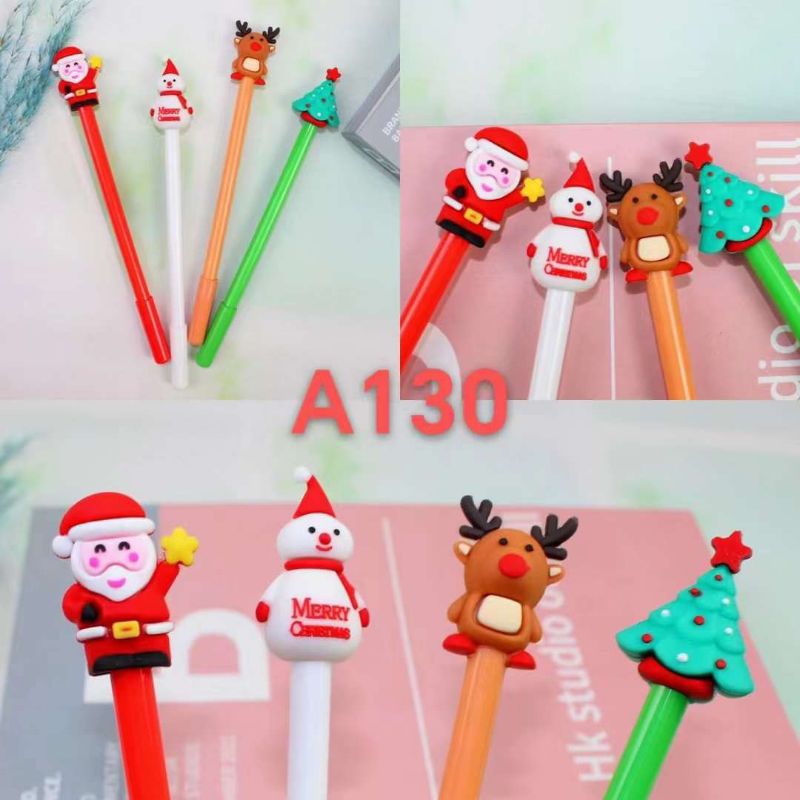 

4 pc Pen gel kepala karet seri natal