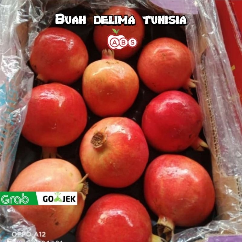 

Buah delima merah ( 1KG isi 2 buah ) Buah delima tunisia manis segar