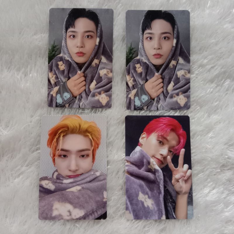 Photocard Pc Ateez Cimut Selimut Blanket Jongho Mingi Wooyoung