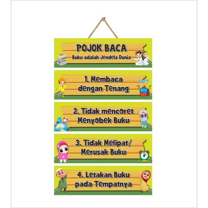 HIASAN DINDING POJOK BACA LENGKAP
