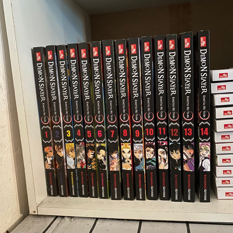 komik preloved demon slayer kimetsu no yaiba komik vol 1-14 fullset