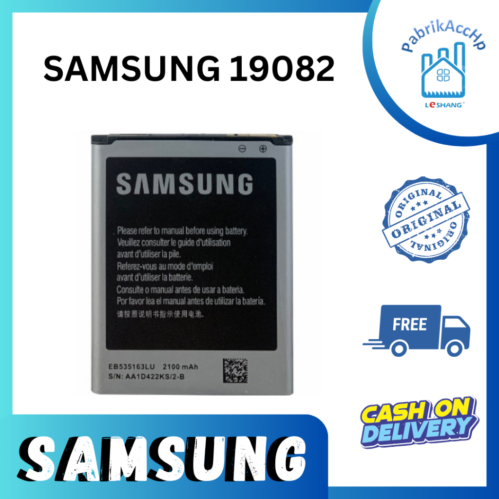 Baterai Samsung Grand Duos GT-19082 Original - Battery Original - Batre HP Samsung Original - Batrai