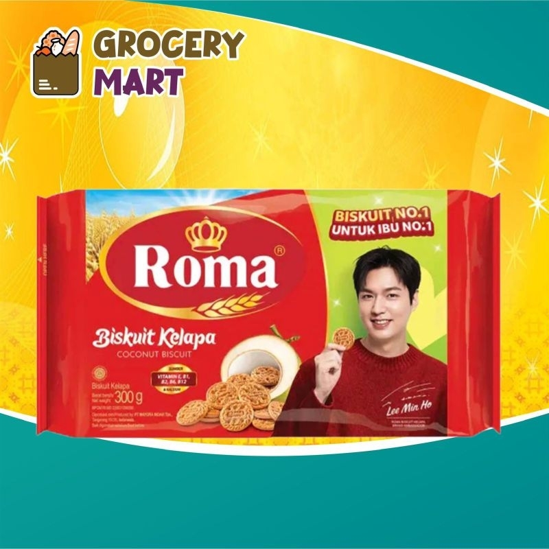 

Roma Biskuit Kelapa Coconut Biscuit 300gr -1PCS