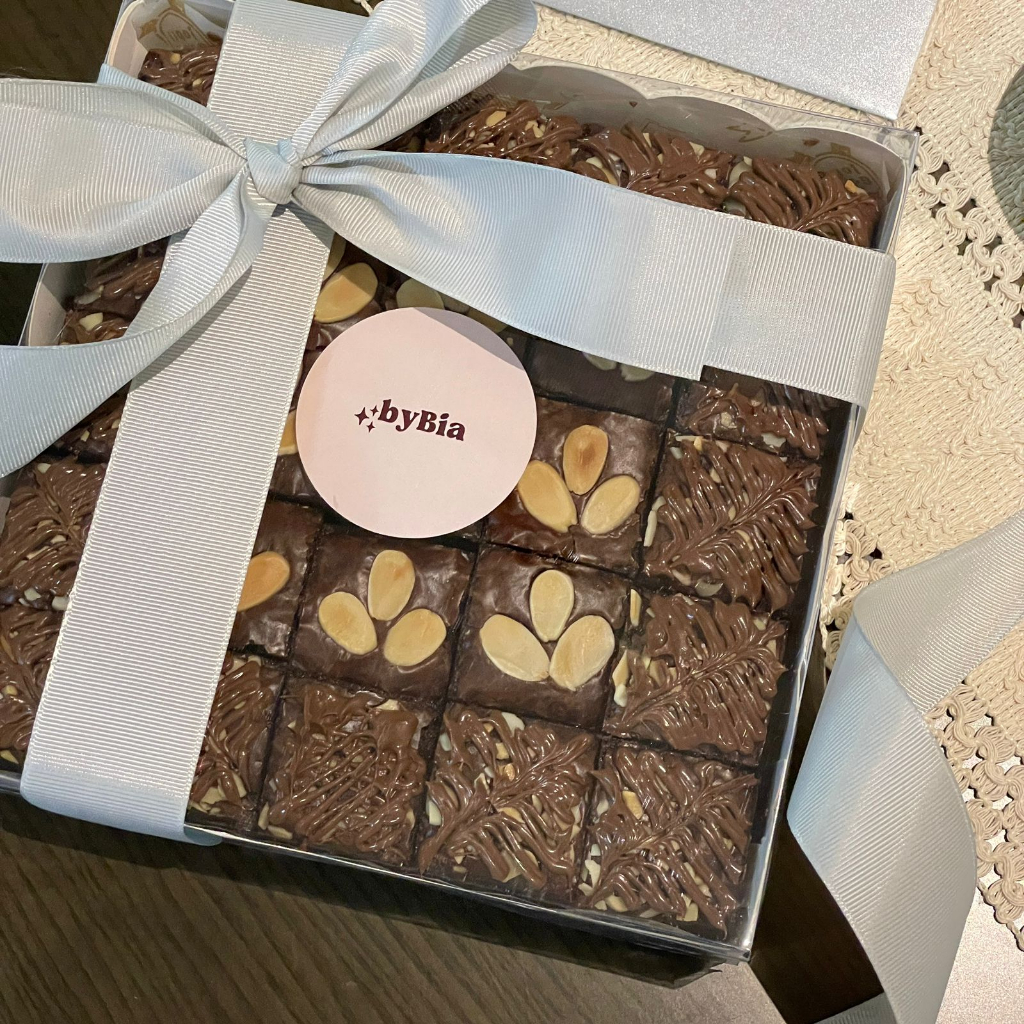 

Brownies Pan Loyang Premium Bybia Gurih Lezat Lumer Legit