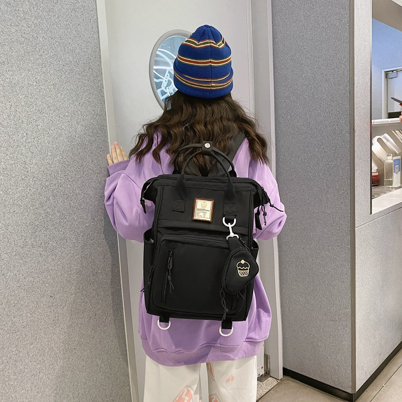 FREE ONGKIR SASTRA TAS BAHU KECIL NICHE TAS RANSEL WANITA IMPORT TAS SEKOLAH KANVAS FASHION BAG