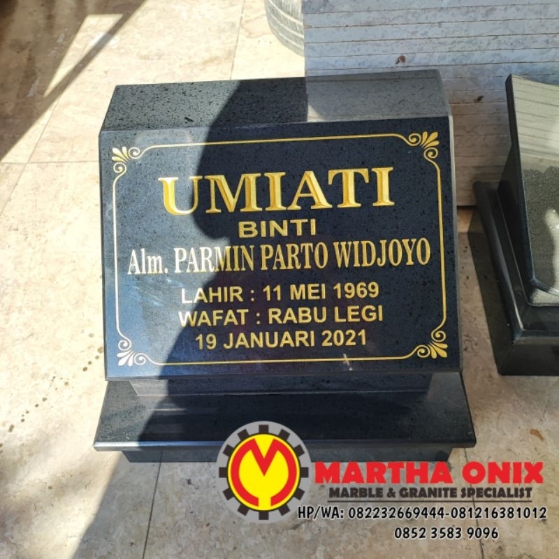 Batu Nisan Makam Maesan Box Marmer  30x40