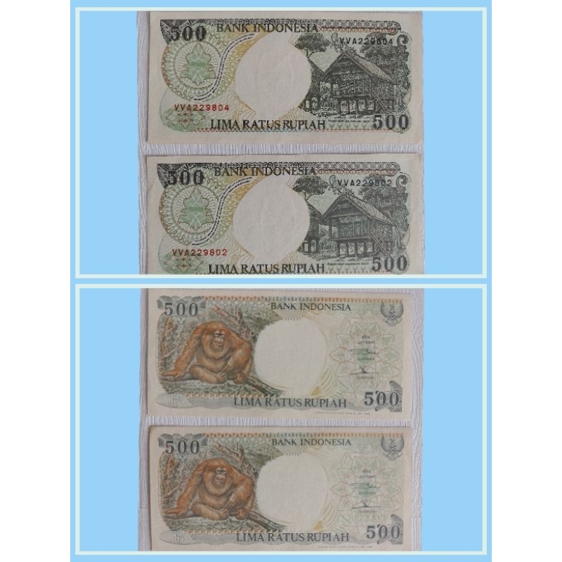 Uang kertas lama Rp. 500,-