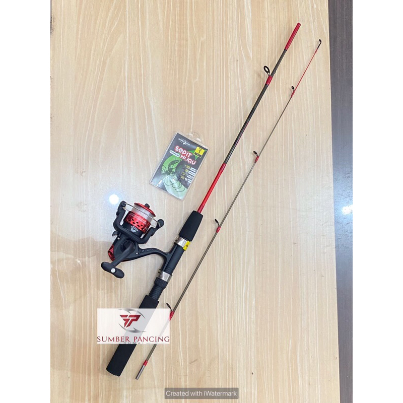 joran set pancing udang free kail udang