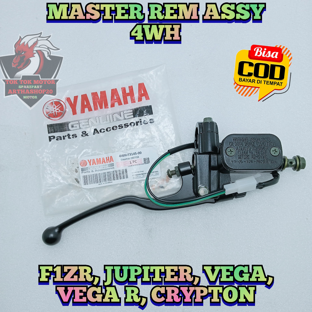 MASTER REM Depan 4WH Motor Yamaha F1zr , Force 1, JUPITER z , VEGA Lama , VEGA R Lama , CRYPTON , Al