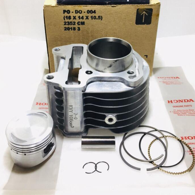 BLOK CYLINDER + ASSY BLOK SEHER SET BEAT KARBU KODE PART KVY BARU GRESS