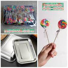 

NAMPAN STAINLES ISI PERMEN LOLIPOP 55
