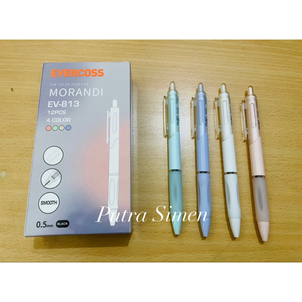 

[PER LUSIN] PULPEN EVERCOSS EV-813 GEL PEN 0.5