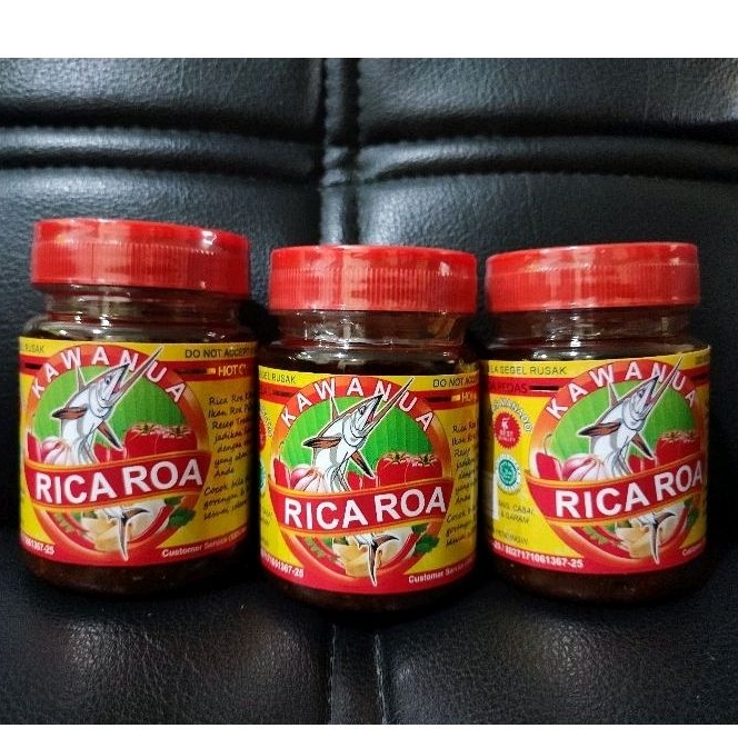 

Kawanua Rica Roa Paket isi 3 botol ukuran kecil - ( Oleh - Oleh / Jajanan / Cemilan / Manisan Khas Manado / Minahasa)