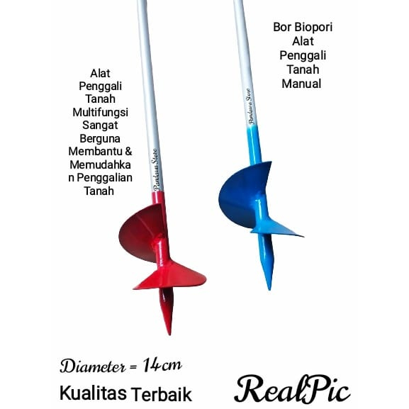 BOR / Biopori Bor Tanah Manual /Bor Pembuatan Lubang Tanah Multifungsi / Bor Alat Pelubang Tanah