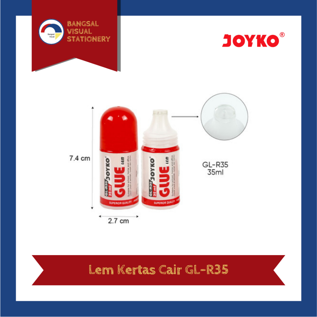 

Joyko Lem Kertas Cair Liquid Glue GL-R35