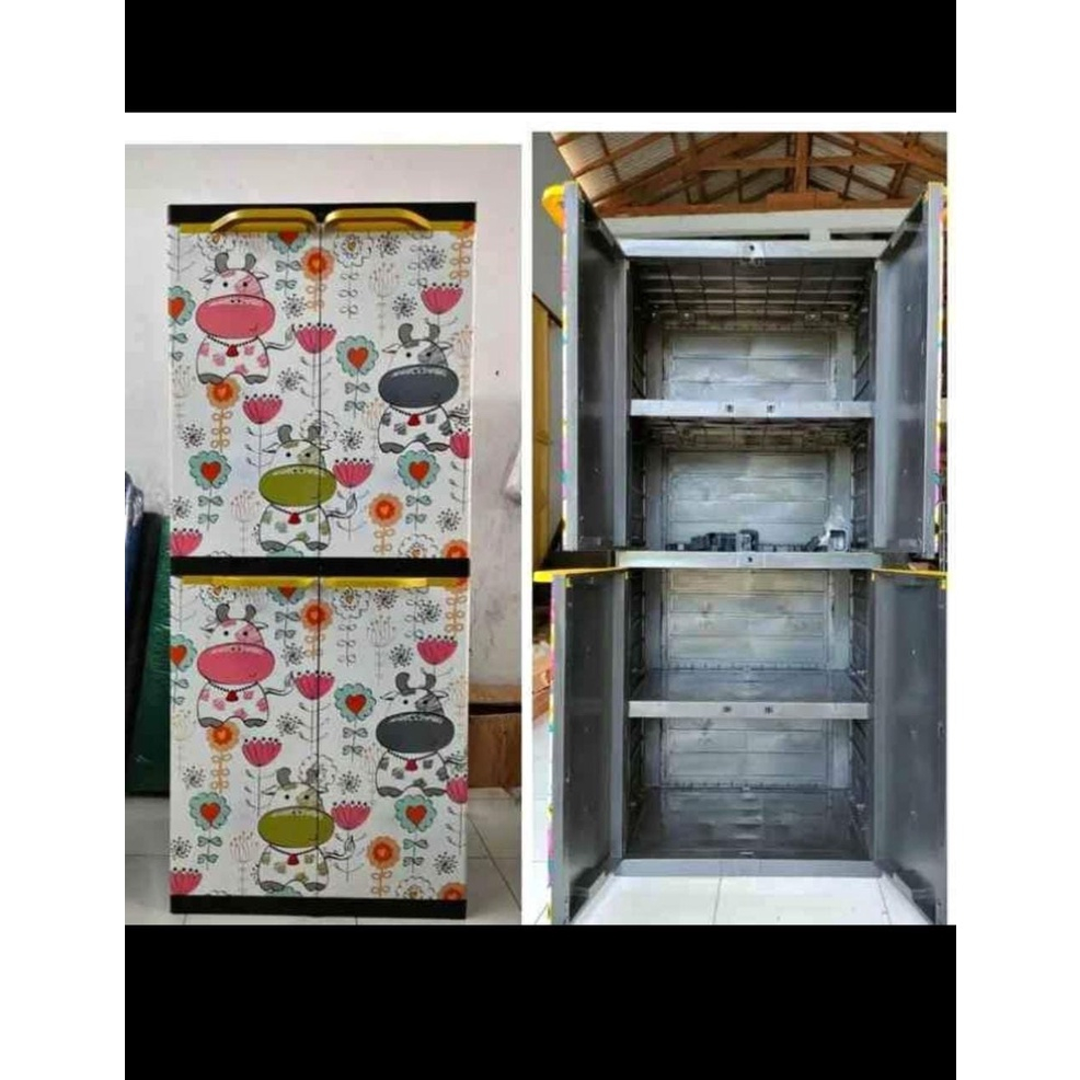 lemari gunplas karakter uk 150cm x 50cm