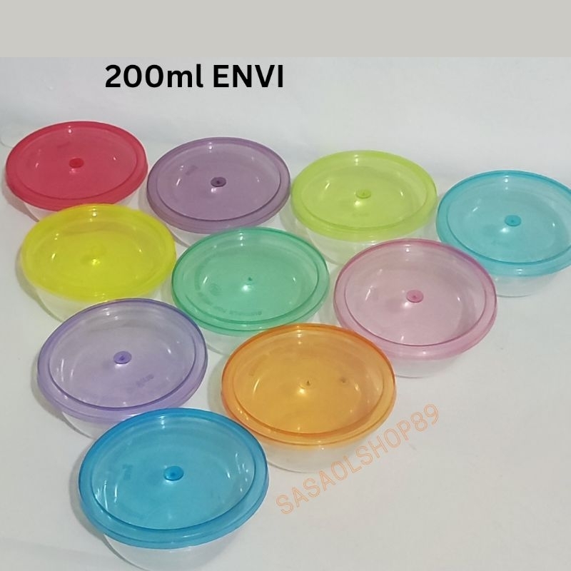 Thinwall 200ml tutup warna LEBIH TEBAL cup salad puding