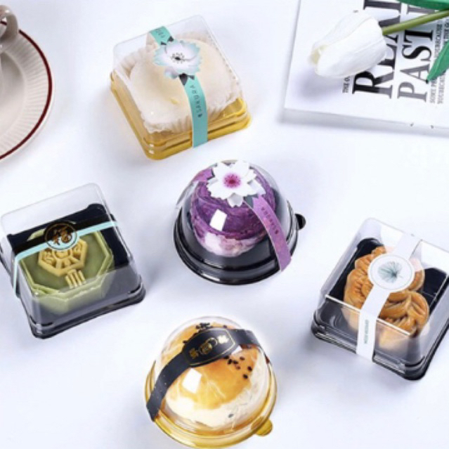 Mika Moon Cake Kotak Besar i(si 25pcs) Mika Puding Mini