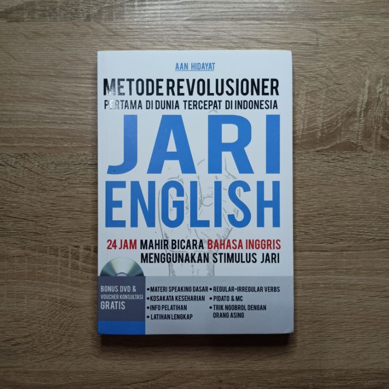 Buku Bahasa: JARI ENGLISH (metode belajar bahasa inggris revolusioner pertama di dunia tercepat di i