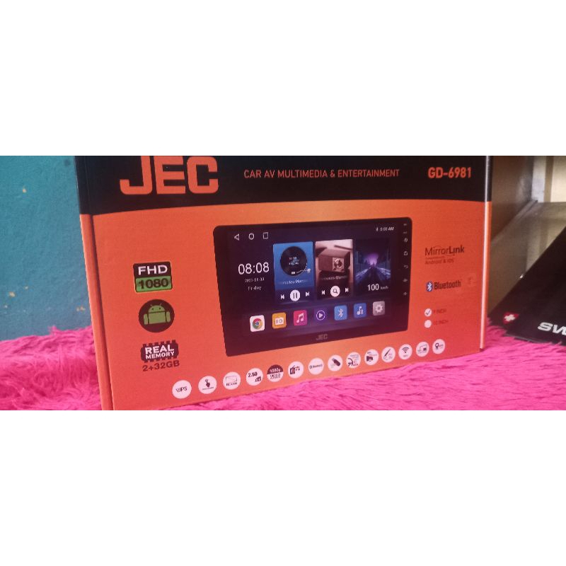 HEAD UNIT ANDROID JEC GD 6981 layar 9inc