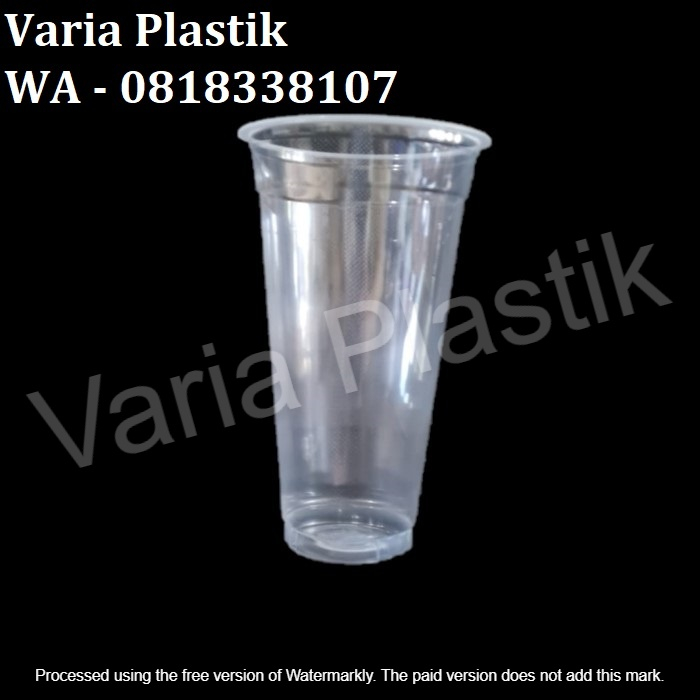 Gelas Plastik 18 oz / Cup Plastik 18oz (Tanpa Tutup)