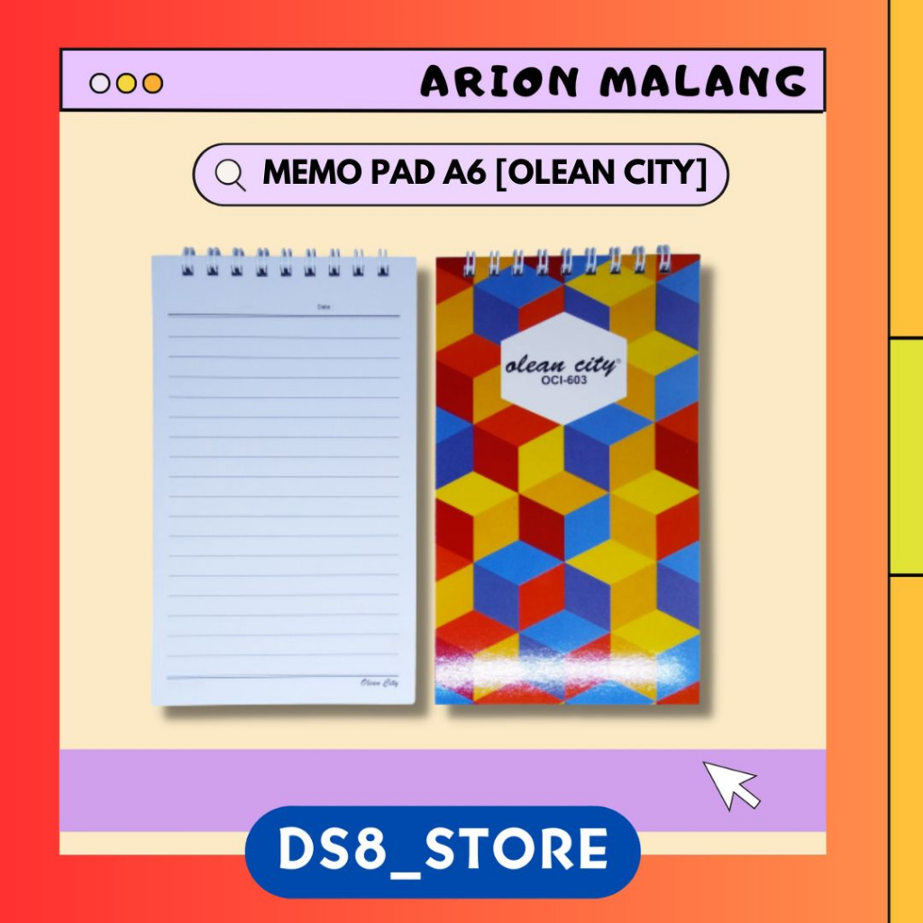 

Buku Catatan/MEMO PAD A6 [603] OLEANCITY