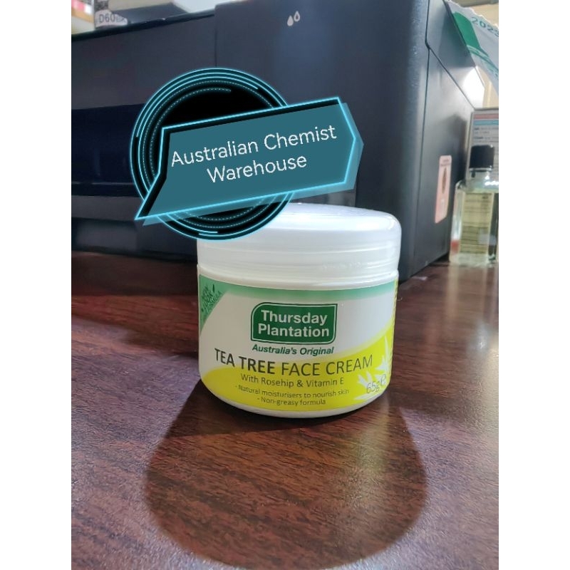 Thursday Plantation TEA TREE FACE CREAM 65g - Made in Australia