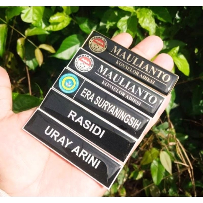 

name Tag papan dada papan nama dada name tag bebas request