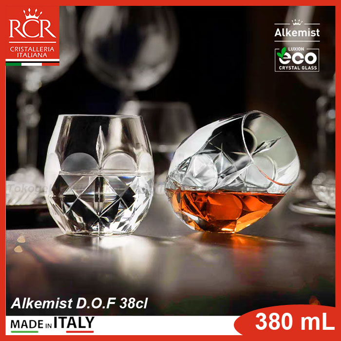 RCR Gelas Alkemist 380 ml -  Premium Gelas Kristal - Gelas Wine - Crystal Glass - Gelas Mixology -  