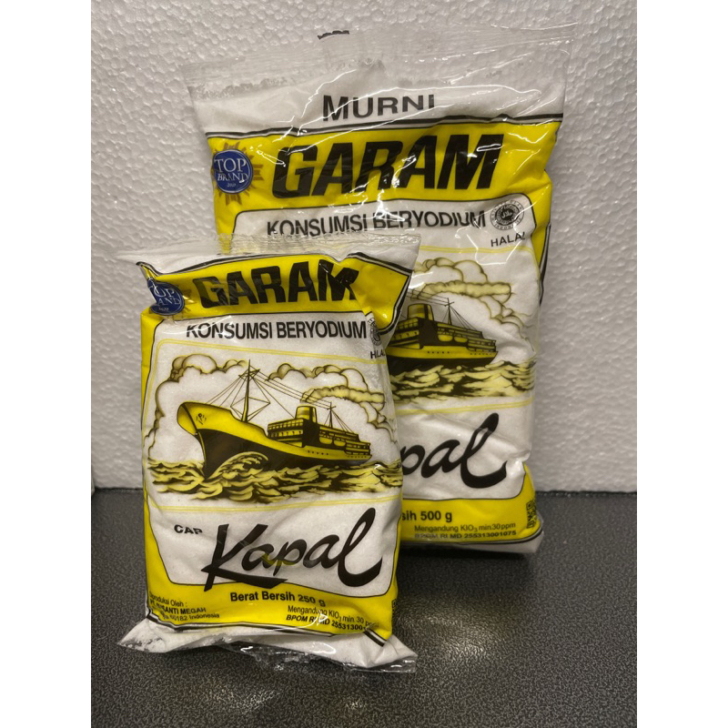 

Garam Beryodium Cap Kapal Kemasan 250gr dan 500gr