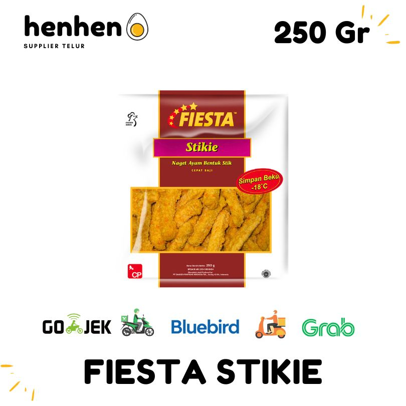 

FIESTA STIKIE 250 GRAM / 500 GRAM NUGGET AYAM FROZEN FOOD