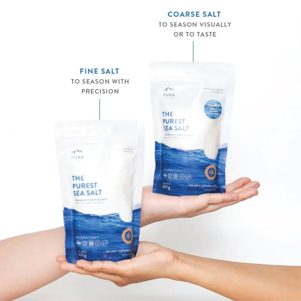 

RB PURA Purest Sea Salt Fine Coarse / Garam Laut Organik Murni Natural