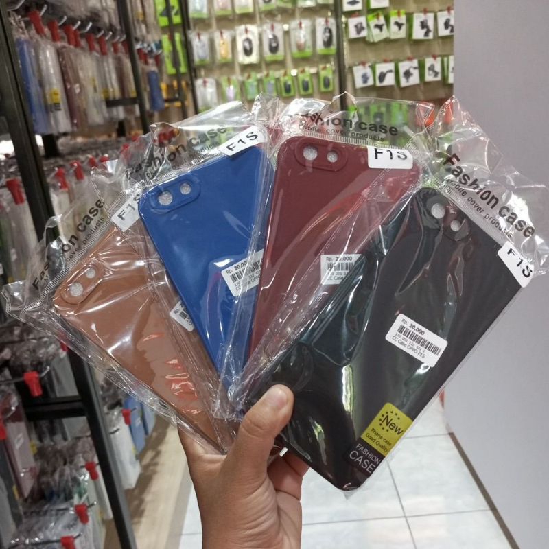 Soft Case Sillicon Cassing Macaroon OPPO F1S Casing Warna CC