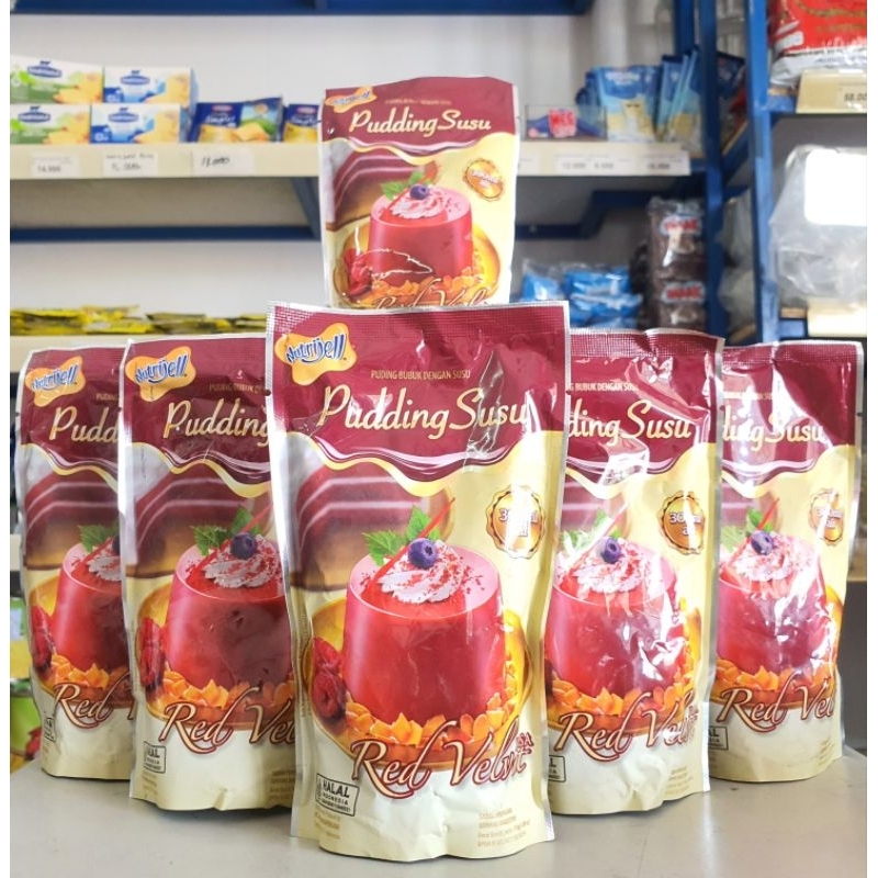 

Nutrijell Puding Susu Red Velvet / Puding Red Velvet Nutrijel