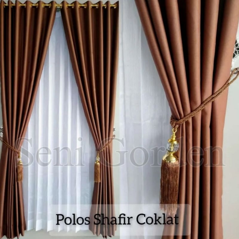 Gorden Ruang Tamu Lebar / Gorden Jendela Minimalis / Gorden Pintu Gerbang