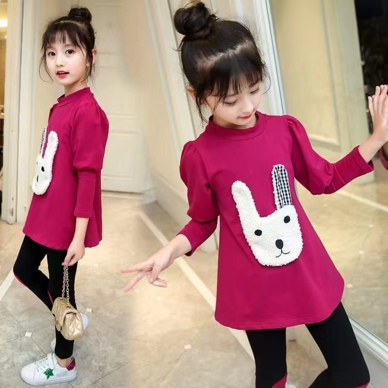 SETELAN LEGGING BONEKA ANAK IMPORT