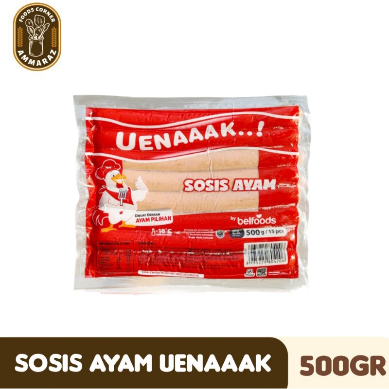 

Sosis Ayam Belfoods Uenaaak 500gr