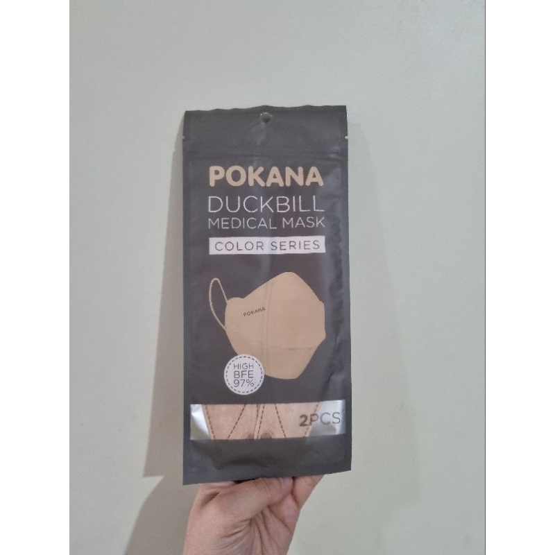 POKANA duckbill medical mask color series sachet isi 2pcs