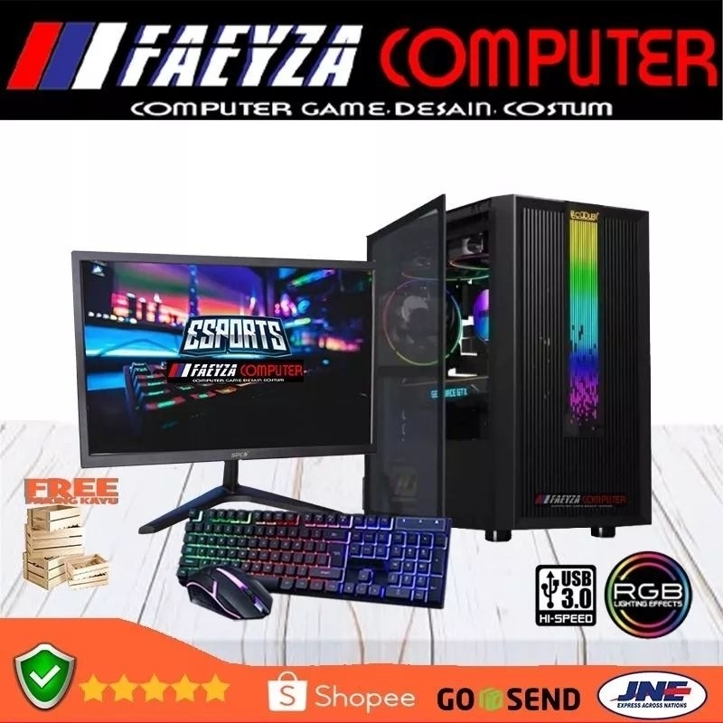 komputer gaming full set cpu