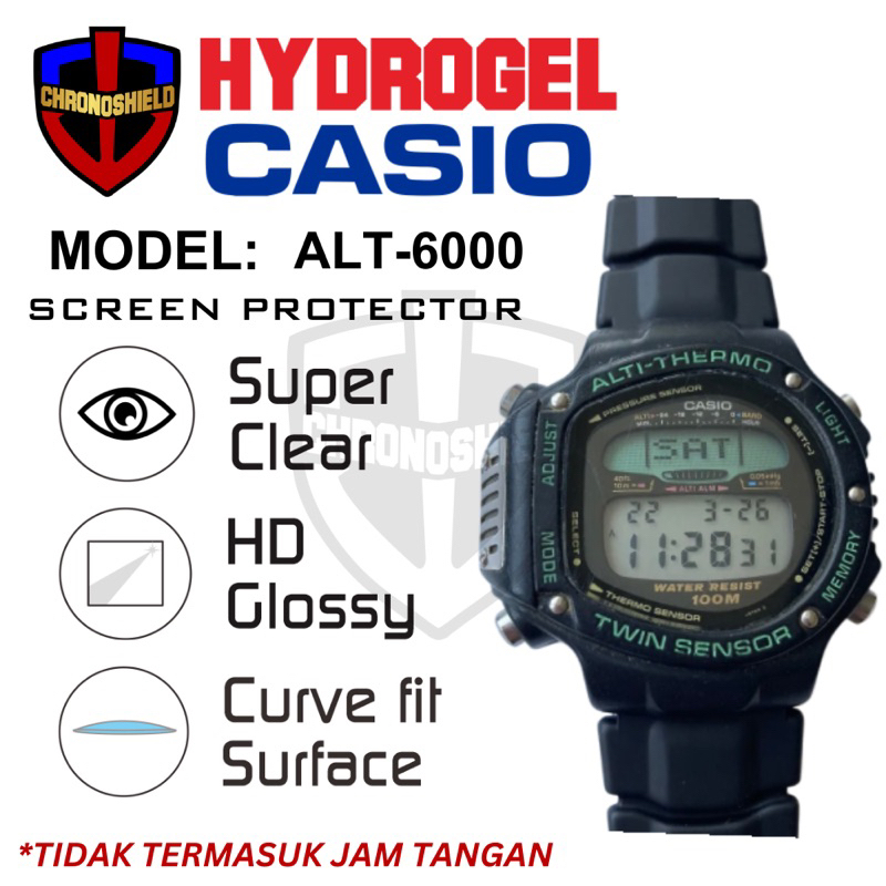 Antigores Jam Tangan Casio ALT 6000 ALT6000 Hydrogel