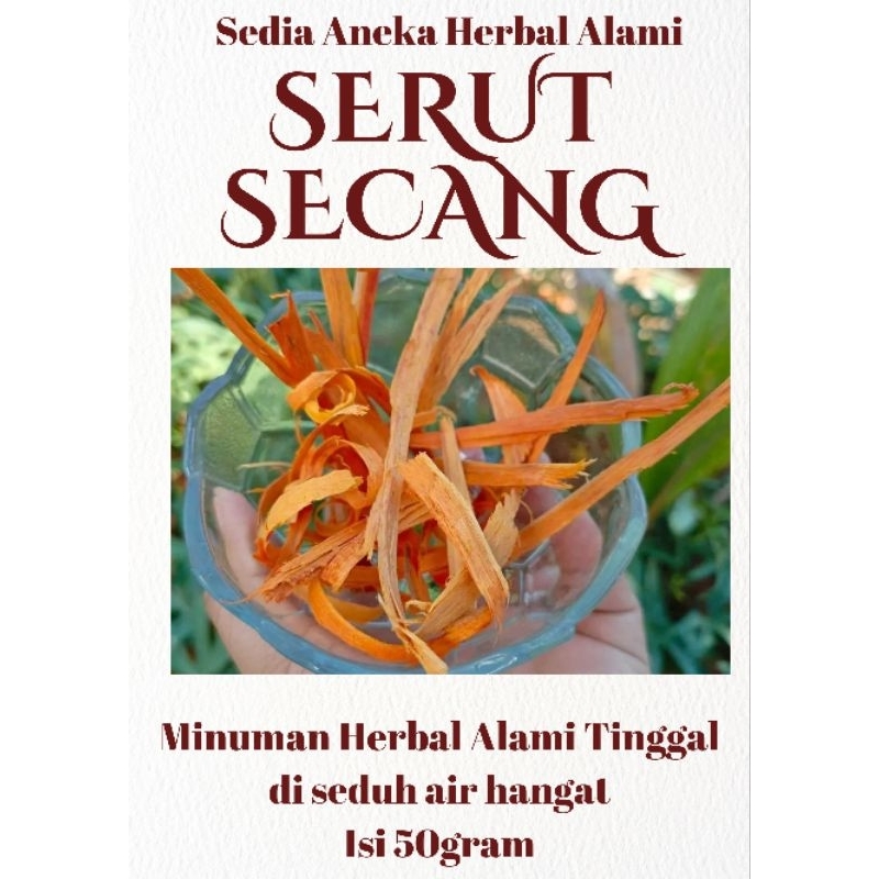 

serut secang/kayu secang serut 50gr [tinggal seduh aja)