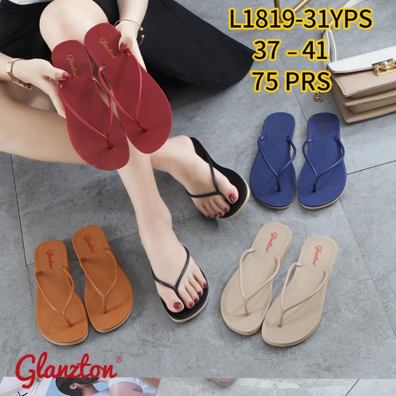Sandal Jepit  Jelly Tali Kecil Glanzton Doff L1819 | Sandal Santai Import Premium