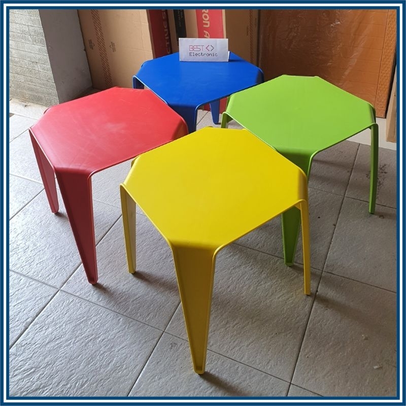 MEJA BELAJAR MEJA TAMAN MEJA TAMU MEJA MAKAN OLYMPLAST OCT 08 / KURSI ANAK KURSI TK KURSI SANTAI OLY